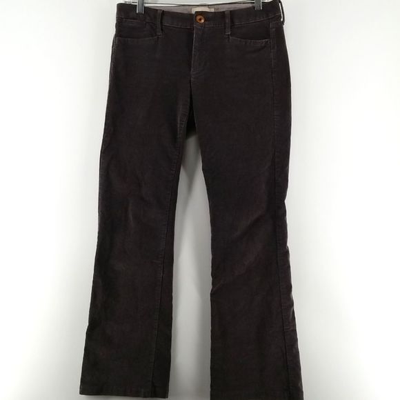 Banana Republic Grey Corduroys Womens Pants Size 26 Low Rise Straight Leg - Picture 1 of 11